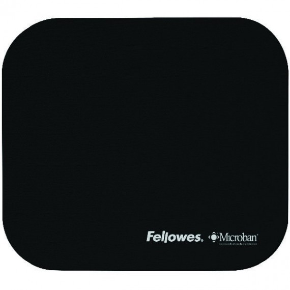 Fellowes Microban Mouse Mat Black