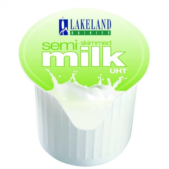 Lakeland Semi-Skimmed Milk Pots Pk120