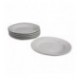 White 170mm Porcelain Plate Pk6