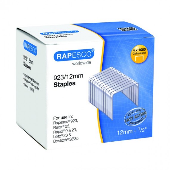 Rapesco Staples 923 Series 14mm Pk4000
