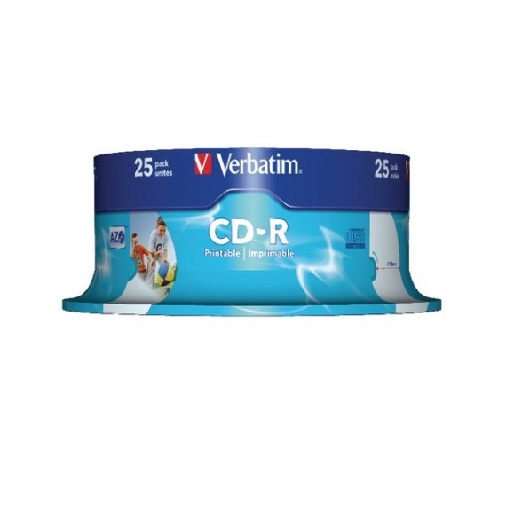 Verbatim CD-R 700MB/80min 52X Pk25 43439