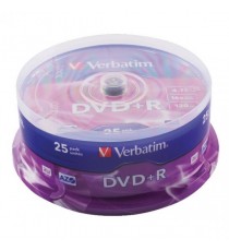 Verbatim DVD+R 16X 4.7GB Spindle 43500