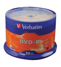 Verbatim DVD-R 16x Pk50 43548