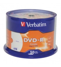 Verbatim DVD-R 4.7GB 16x Spindle 43533