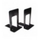 Large Deluxe Bookends Black Pk2