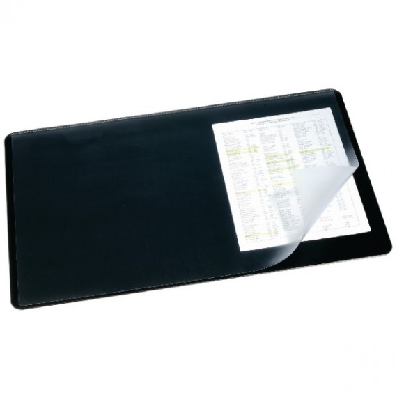 Durable Clear/Black 400x530mm Desk Mat