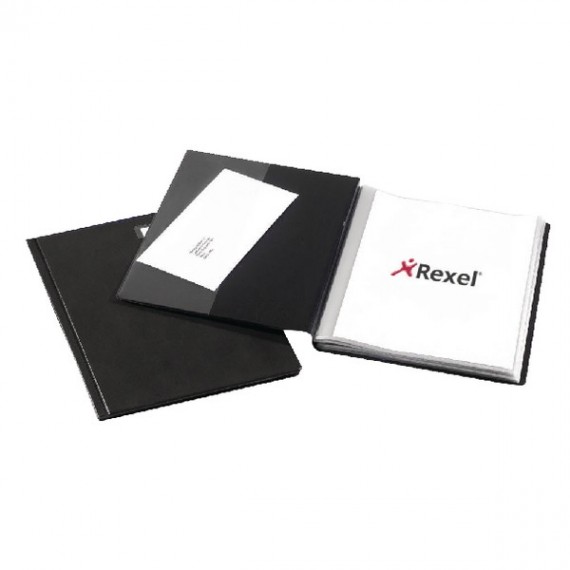 Rexel Nyrex Slim Disp Bk 50 Pkt A4 Black