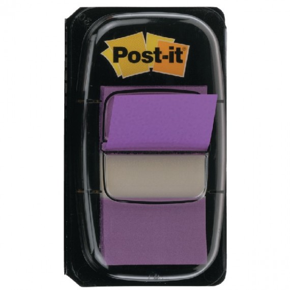 Post-it Index Tab 25mm Purple Pk12