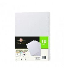 Concord Idx A4 Unpunched 10Pt Wht 75801