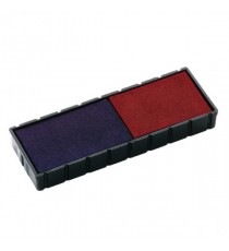 Colop E/12/2 Repl Stamp Pad Blue/Red Pk2