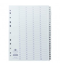 Concord A4 Index 1-100 Board Clear Tabs