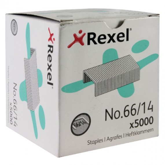 Rexel No.66 / 14mm Metal Staples Pk5000