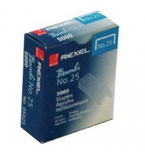 Rexel No.25 Bambi Metal Staples Pk5000