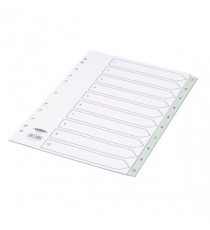 Concord Index A4 PVC 1-10 Grey 62405