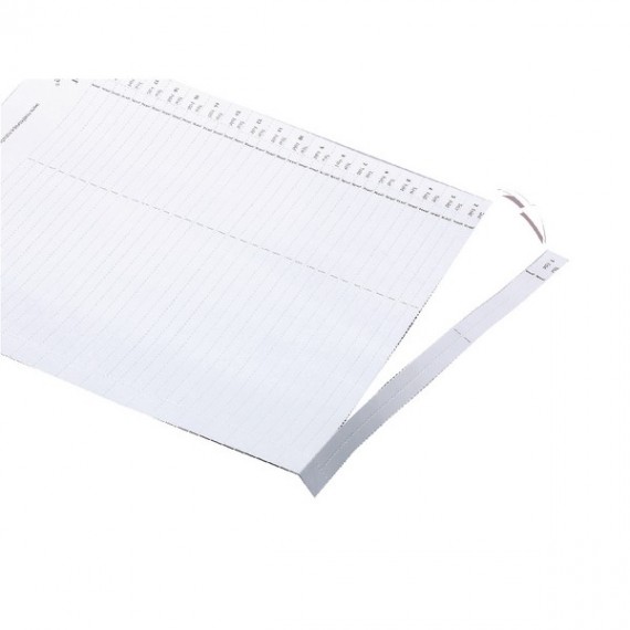 Rexel Crystalfile Card Inserts Wht P50