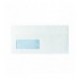 White DL Window Envelopes S/Seal Pk1000