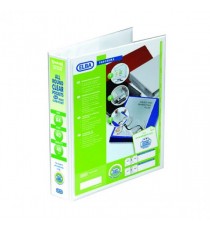 Elba A4 40mm 4D Ring Pres Binder White
