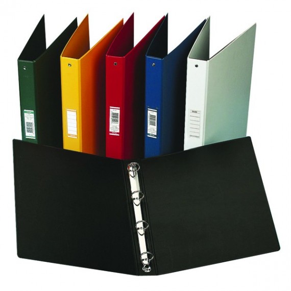 Elba Vision 4 O Ring Binder PVC A4 Black