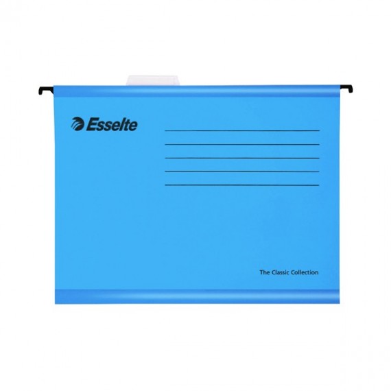 Esselte Classic Suspen File FC Blu Pk25