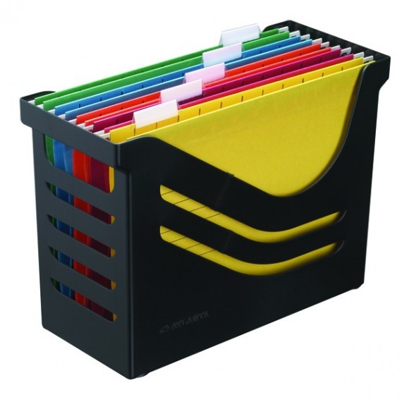 Jalema Recycled Office Box 5 Files Black