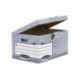 Fellowes Grey Fliptop Storage Box Pk10