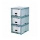 Fellowes Grey/White Storage Drawer Pk5