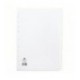 Concord 5-Part Subject Divider Wht A4