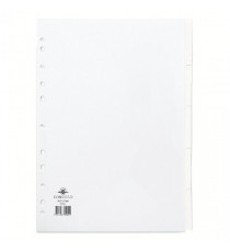 Concord 5-Part Subject Divider Wht A4