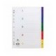 Concord 1-5 Index Multicolour A4