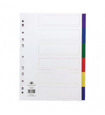Concord 6-Part Multicolour Index A4