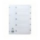 Concord A4 Index 1-5 Board Clear Tabs