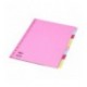 Concord 10-Part Divider Reinf A4 Asstd