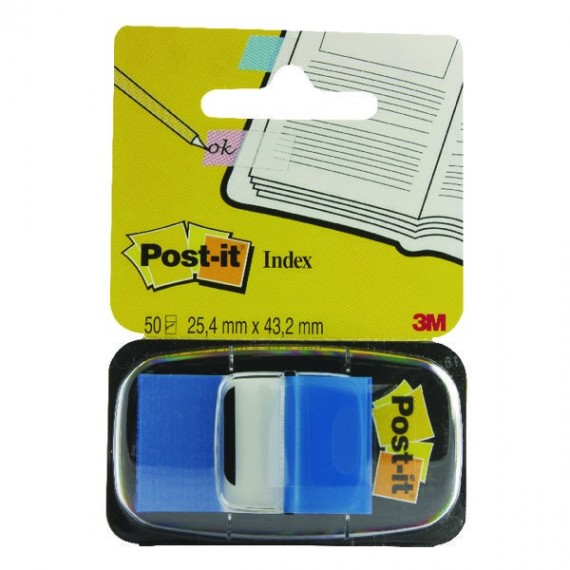 Post-it Blue 25mm Index Tab/Dispenser