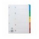 Concord Index 1-5 A4 White Multi Tab