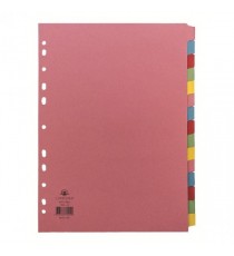 Concord 15-Part Subect Divider A4 Astd