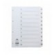 Concord Index 1-10 Board Clear Tabs A4