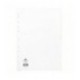 Concord 20-Part Subject Divider Wht A4
