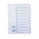 Concord A5 Index 1-10 Board Clear Tabs