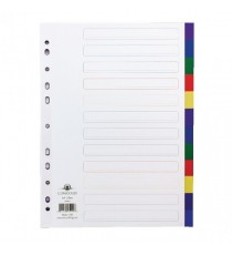 Concord 12-Part Multicolour Index A4