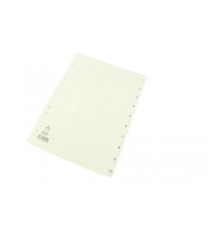 White A4 1-10 Index Dividers