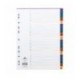 Concord 1-20 Index Multicolour A4