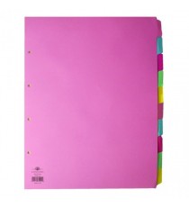Concord 10-Pt Subject Divider A3 Asstd