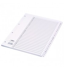 Concord A4 Index A-Z Board Clear Tabs