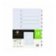 Concord 1-10 Divider Unpunch A4 Wht P10