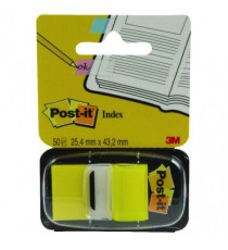 Post-it Index Tab 25mm Yellow Pk12