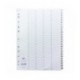 Concord Index 1-200 Board Clear Tabs A4
