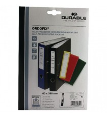 Durable Ordofix Black Spine Label Pk10