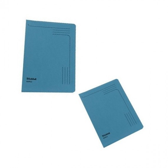 Guildhall Slipfiles 230gsm A4 Blue Pk50