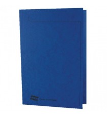 Europa Sq Cut Folder 300mic A4 Blue Pk50