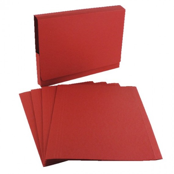 Guildhall Sq Cut Folder 315g Red Pk100